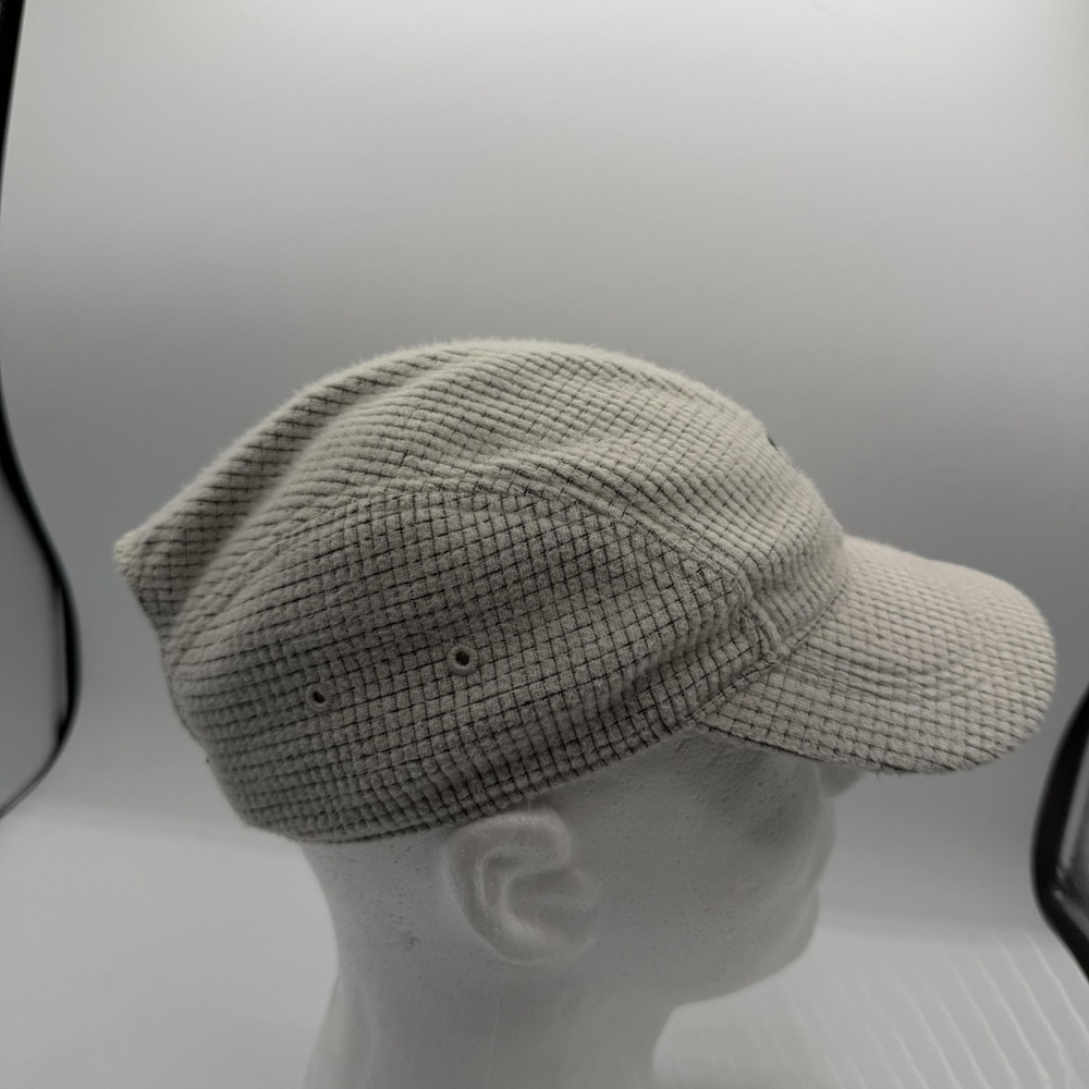 Outdoor Research Fleece Hat Cap Strap Back White Grid Check One Size Winter Mens - Picture 4 of 9